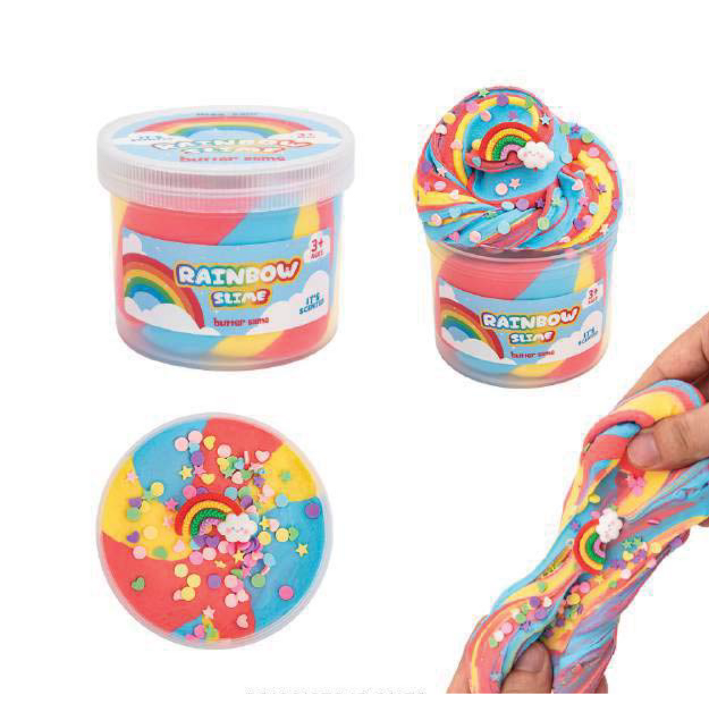 Butter Slime Rainbow 3-Tone