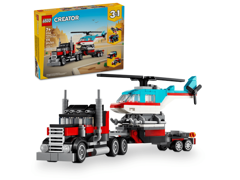 Lego Flakbil Med Helikopter