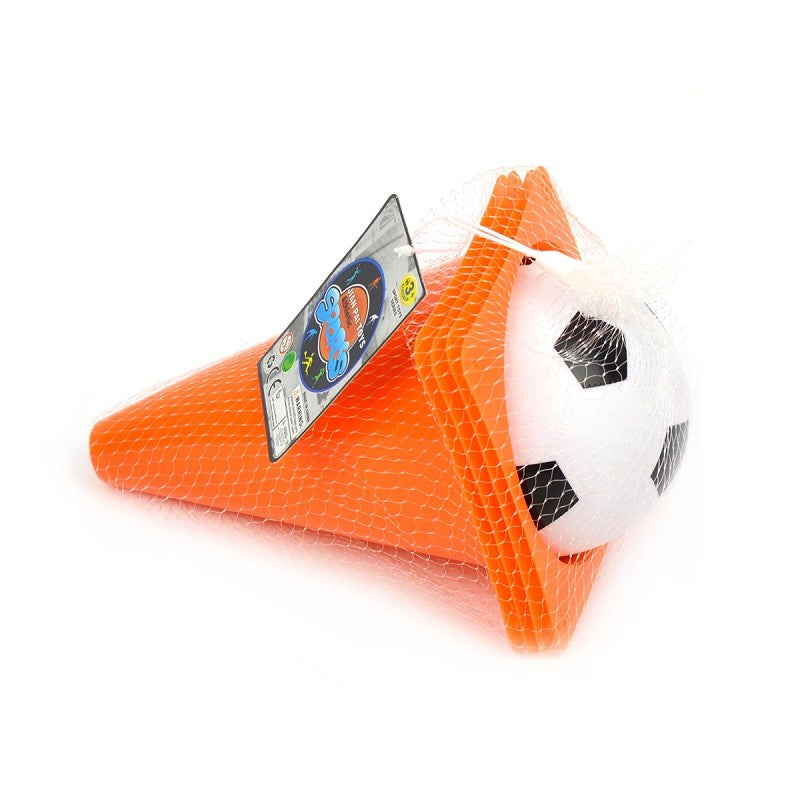 Fotboll med 4 st Koner