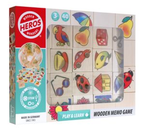 Heros Play and Learn Picture Memory Game