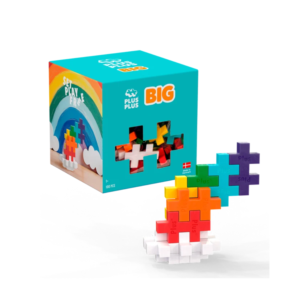 Plus-Plus BIG Rainbow Mix / 100 pcs