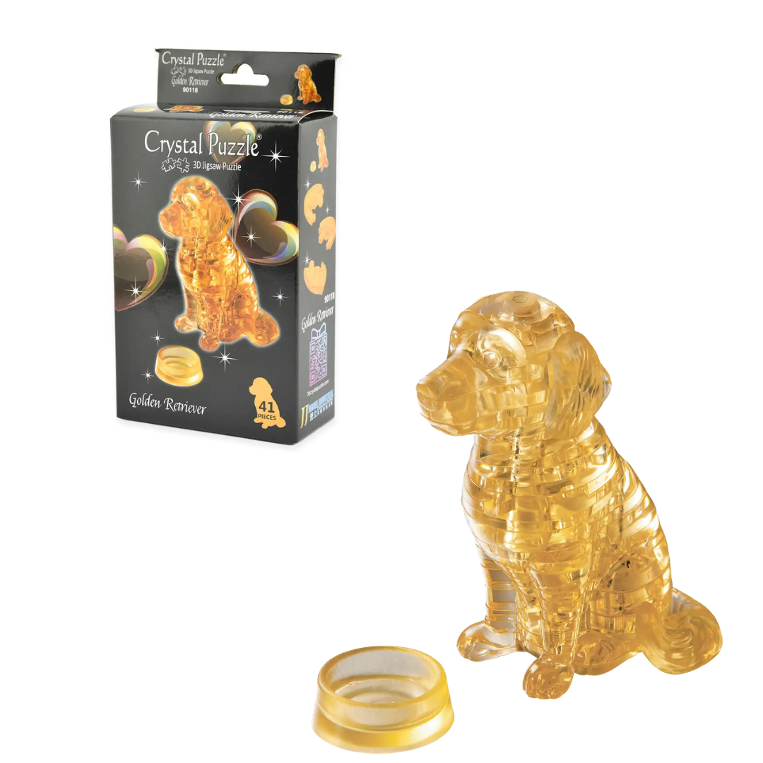 Kristallpussel Hund