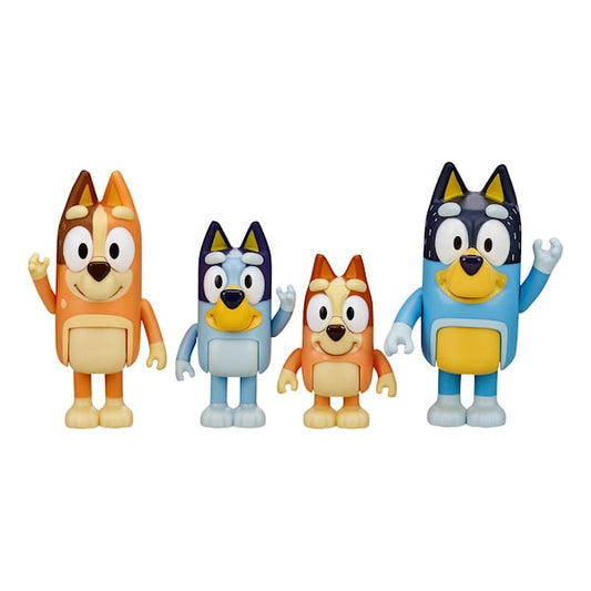 Bluey Figure 4pk Family S1