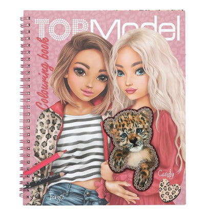 TOPModel Målarbok med paljetter LEOHEART