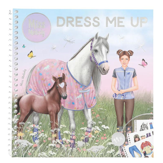 Miss Melody Dress Me Up Stickersbok