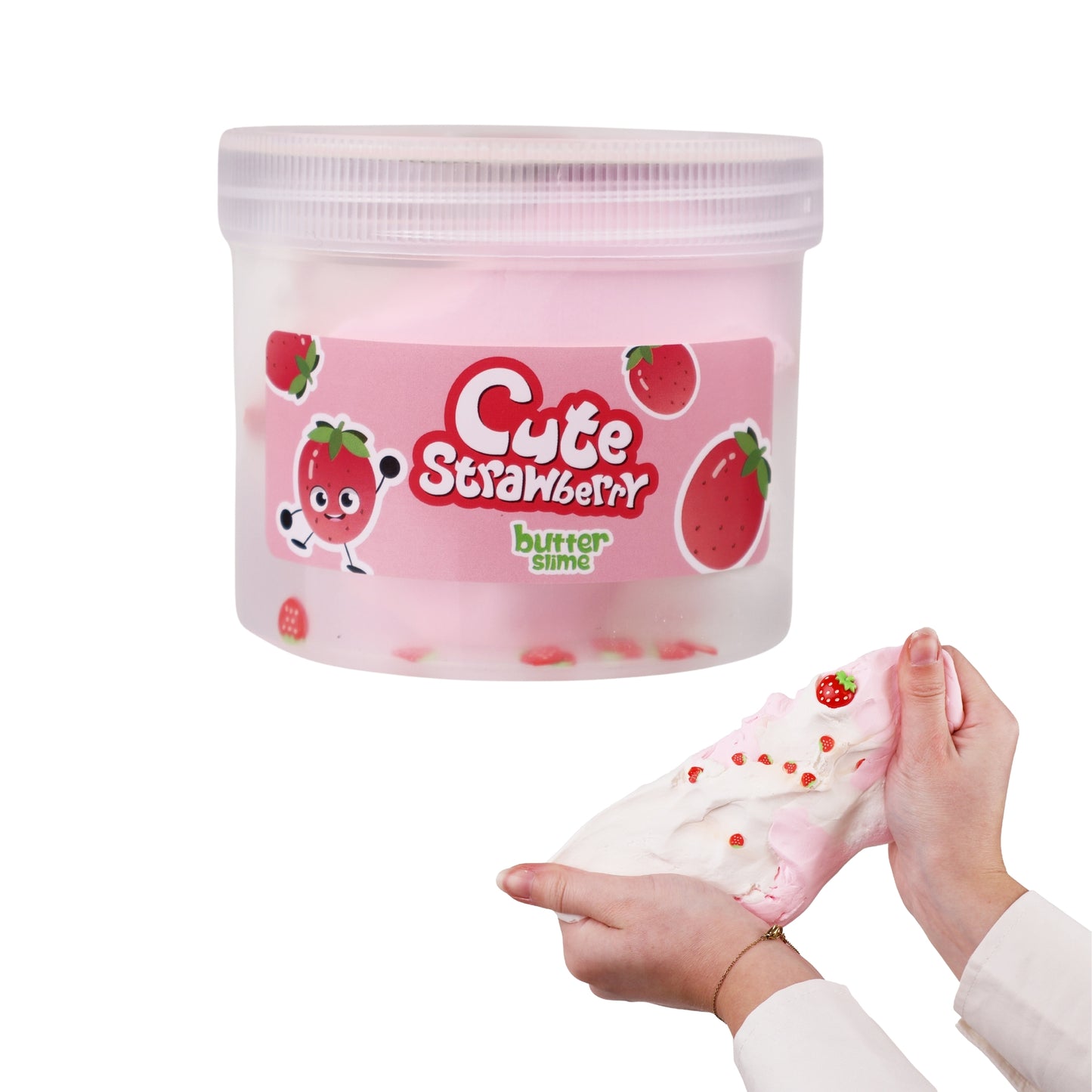Butter Slime Strawberry 2-Tone
