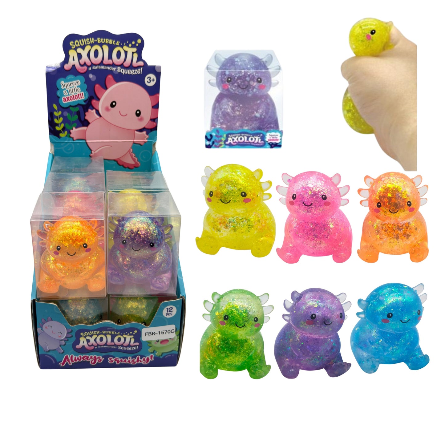 Squishy Malt Sugar Axolotl