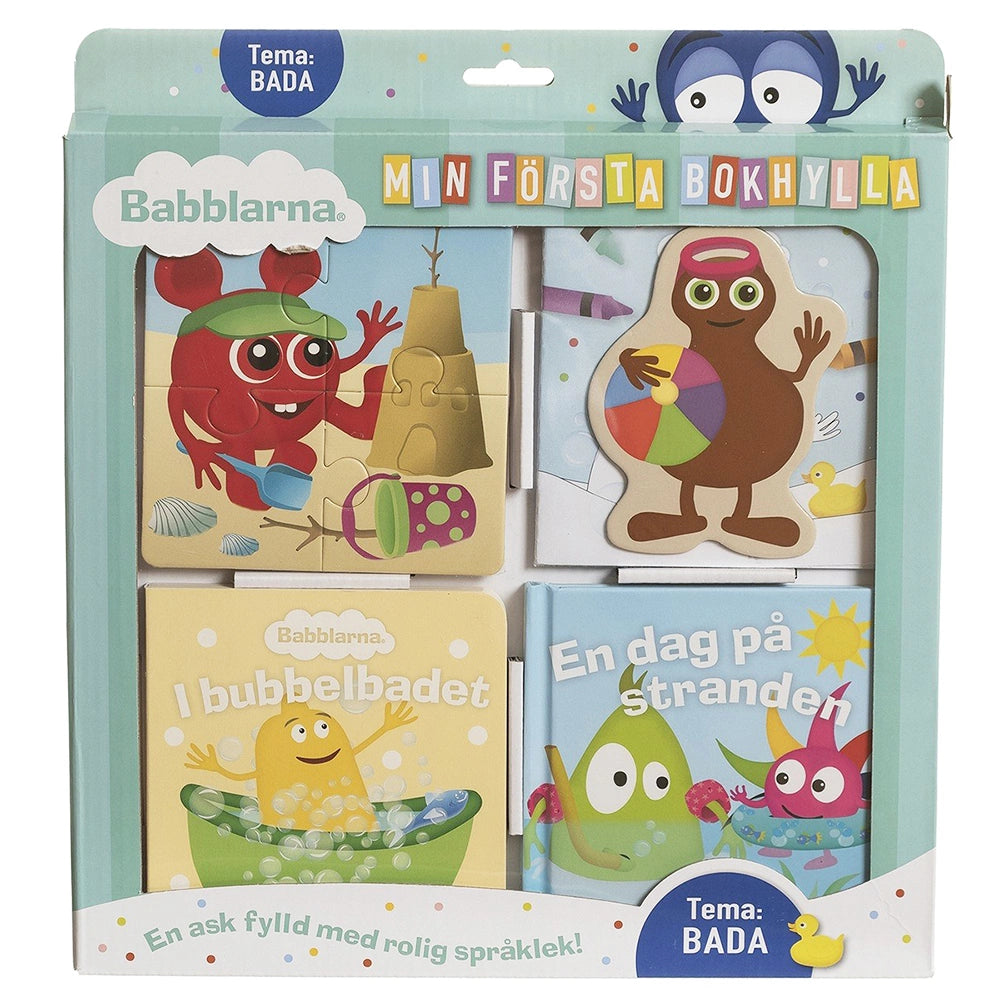 Babblarna- Min första bokhylla, Bada