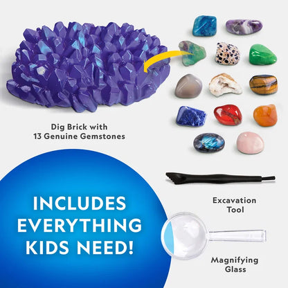 National Geographic Jumbo Gemstone Dig Kit