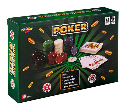 Vini Poker Chips + Kort Set