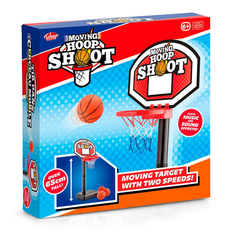 Moving Hoop Shoot Game