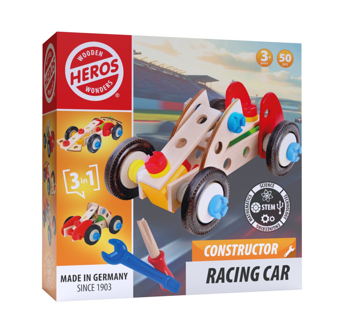 Heros Constructor Racing Car 50pcs