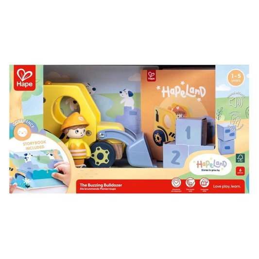 Hape The Buzzing Bulldozer With Sound