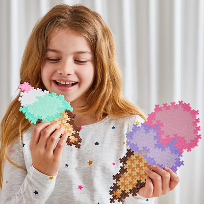 Plus-Plus Puzzle by Number – Glassvåfflor