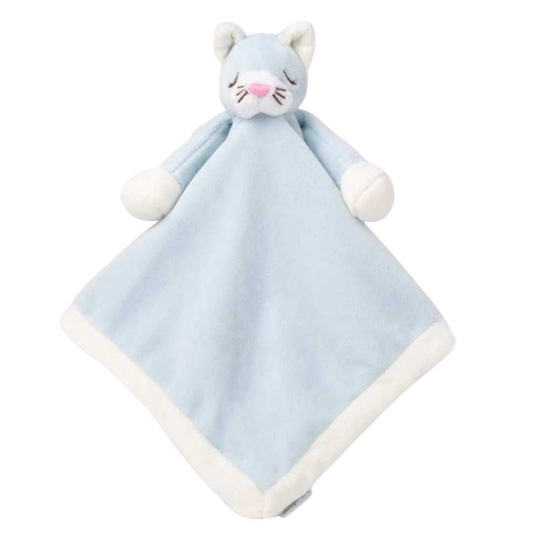 Snuttefilt Babyblå Katt, Diinglisar
