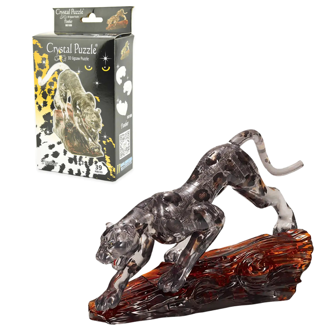 Kristallpussel Panther Black 39pcs
