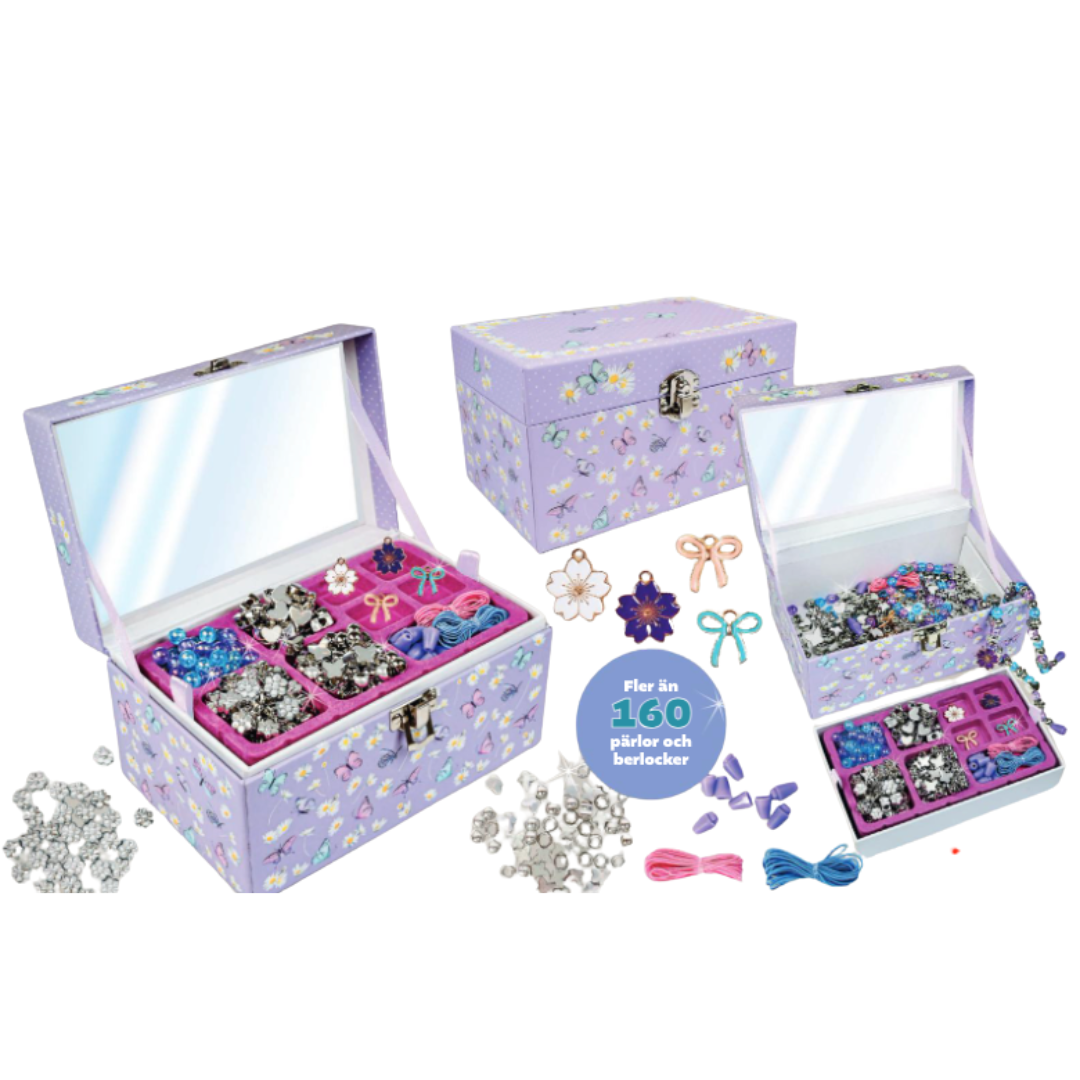 Fyllt Smyckeskrin M Spegel