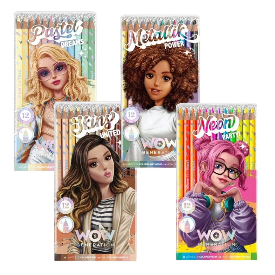 WOW® Generation, 12 färgpennor