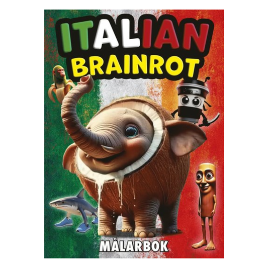 Italian Brainrot Målarbok