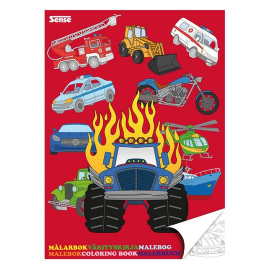 Målarbok Fordon