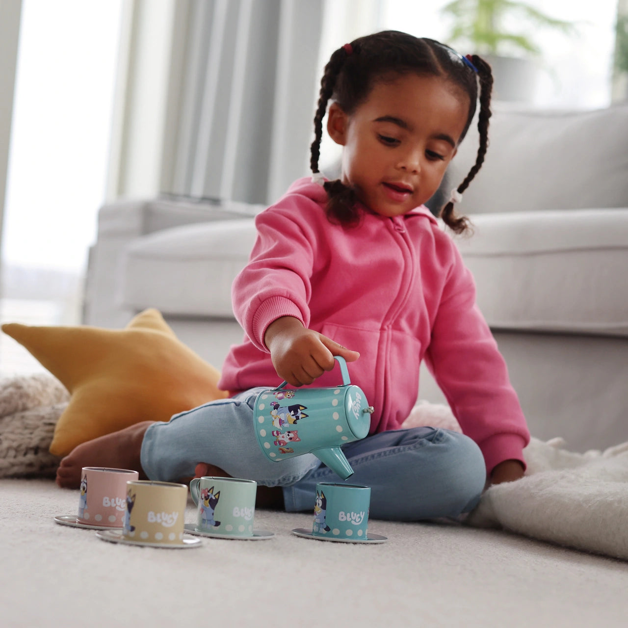 Bluey Kids Tea Set, Tin