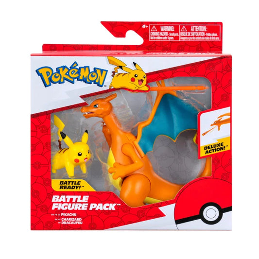 Pokémon Figure Set 2 PK Charizard And Pikachu