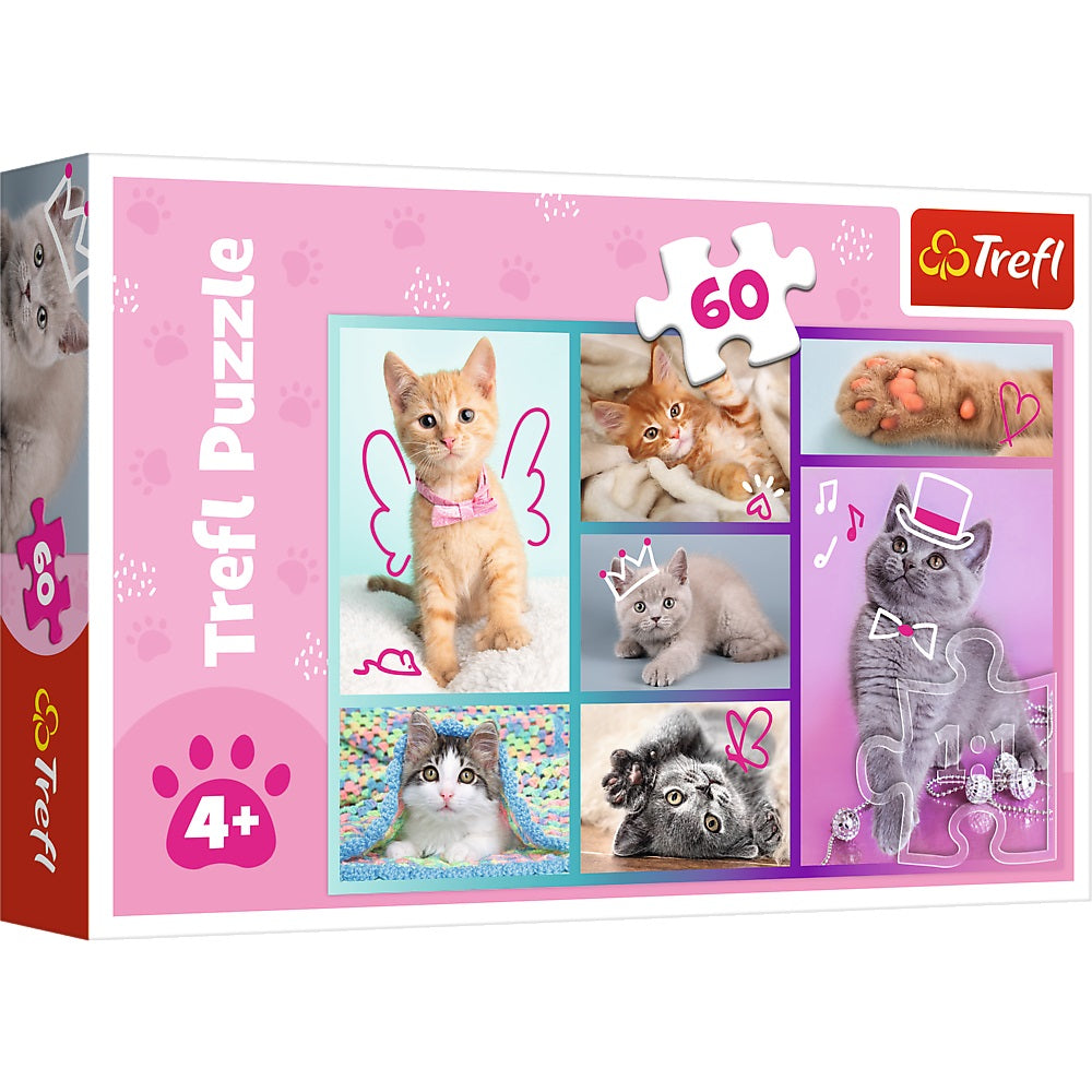 Trefl Pussel 60 Bitar Cute Cats