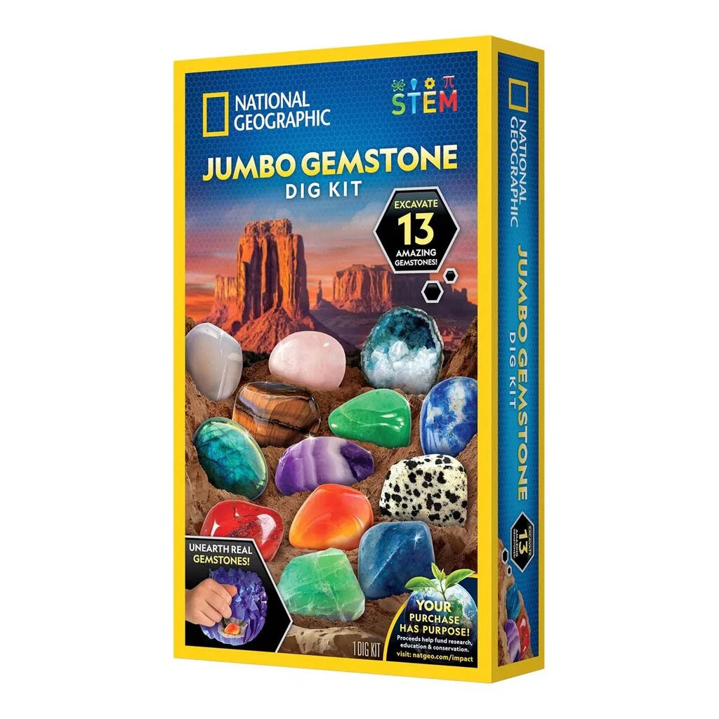 National Geographic Jumbo Gemstone Dig Kit