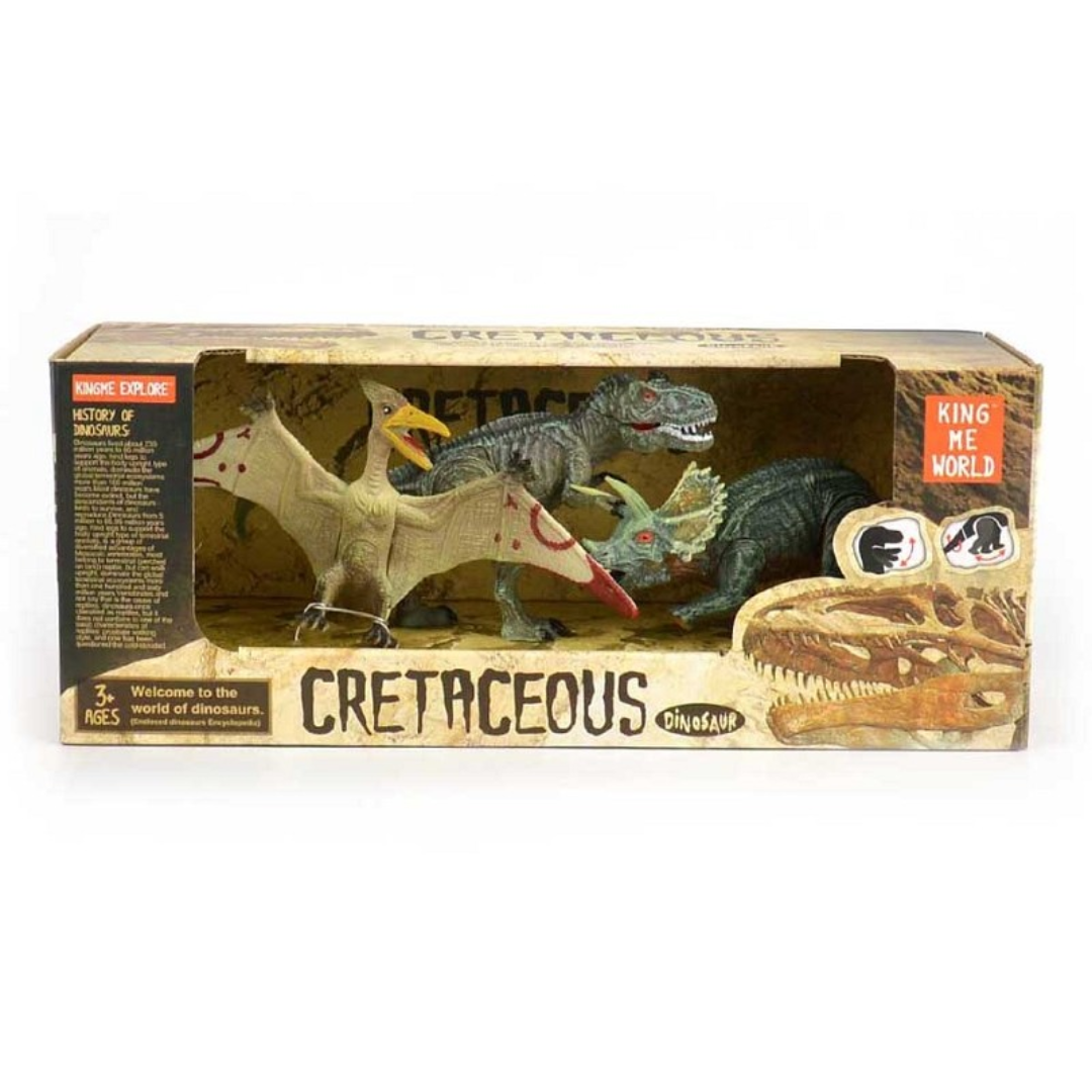 Dinosaurie Set 3pcs 14cm