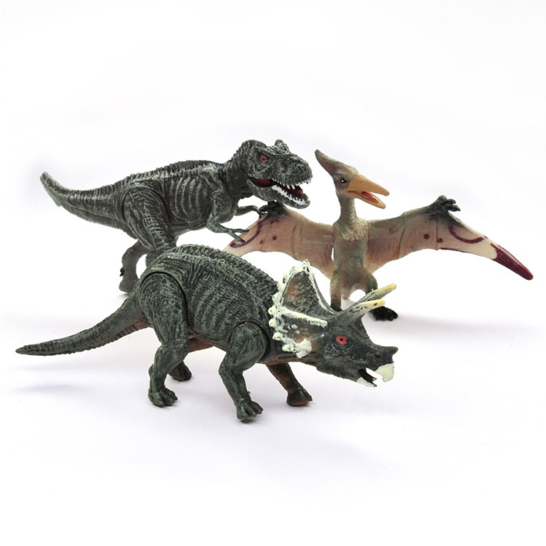 Dinosaurie Set 3pcs 14cm