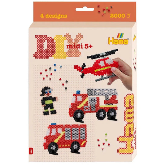 Hama Midi Beads Fire Fighters 2000 pcs