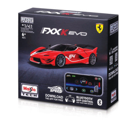 1:41 Mini Metal Die-Cast Bluetooth RC Ferrari