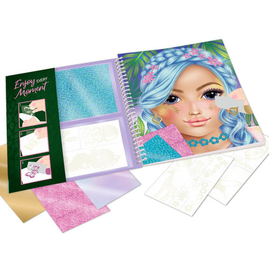 TOPModel Målarbok Stick & Shine