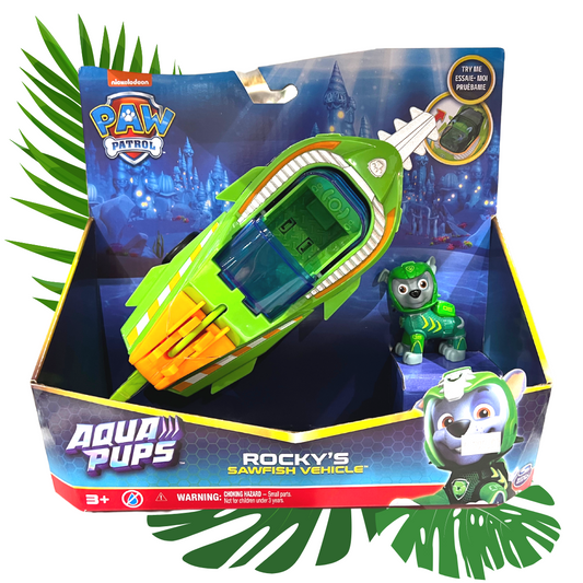 Paw Patrol Aqua Themed Vehicles - Rocky